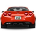 Chevrolet Corvette C6 Grand Sport In 3d On Mirror Chrome Metal License Plate Frame Official Licensed