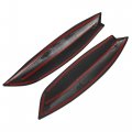 X Autohaux 1 Pair Front Headlight Eye Lid Cover Decoration Styling Sticker For Vw Golf 5 Gti R32 Mk5 2005-2007 Eyebrows Black