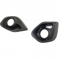 Mitsubishi Outlander Sport Rvr Fog Light Trim 2013 2014 2015 Driver And Passenger Side Pair Set Primed Garnish Dot Sae 