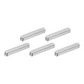 5pcs Round Ended Feather Key 4 X 25mm Carbon Steel Parallel Drive Shaft Stock Machine Keyway For Type Fastening Connection 