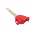 Fsfy Magnetic Red Motorcycle Key Uncut Replacement Blank Blade For Suzuki An250 An400 An650