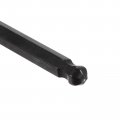 Uxcell 6mm Ball End Hex Key Wrench L Shaped Long Arm Cr-v Repairing Tool Black