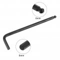 Uxcell 6mm Ball End Hex Key Wrench L Shaped Long Arm Cr-v Repairing Tool Black