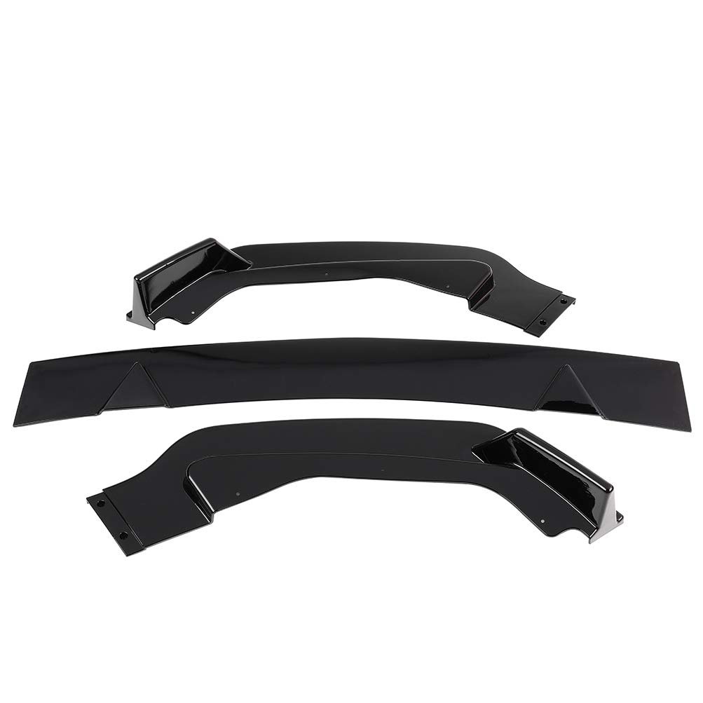 Front Bumper Lip Spoiler For Infiniti Q50 2014 2017 Glossy Black Abs Assembly Replacement Sporty Body Kit Enhancement