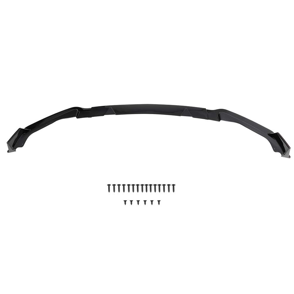 Front Bumper Lip Spoiler For Infiniti Q50 2014 2017 Glossy Black Abs Assembly Replacement Sporty Body Kit Enhancement