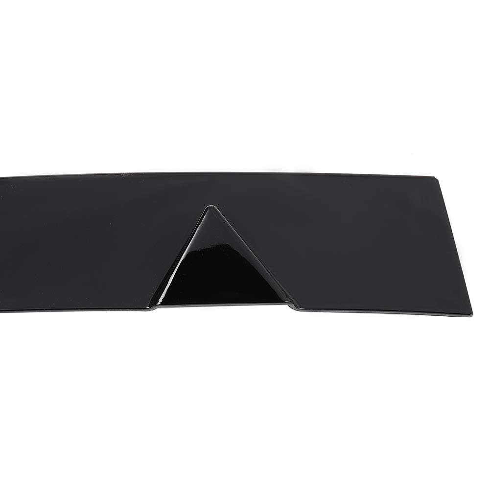 Front Bumper Lip Spoiler For Infiniti Q50 2014 2017 Glossy Black Abs Assembly Replacement Sporty Body Kit Enhancement