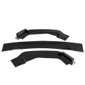 Front Bumper Lip Spoiler For Infiniti Q50 2014 2017 Glossy Black Abs Assembly Replacement Sporty Body Kit Enhancement