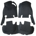 Floor Mats Liner For Subaru Forester 2019 2024 3 Piece Black Microfiber Leather With Beige Stitching Xpe Eva Carpet Front Left 