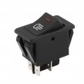Plastic On-off 4 Pins Vehicle Headlamp Fog Light Switch Button Dc 12v 