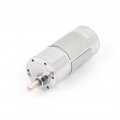 Dc 24v 1500rpm High Torque 6mm Shaft Dia Low Speed Solder Cylindrical Gear Box Motor 