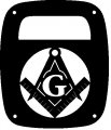 Jeeptails Freemason Mason Tail Lamp Light Covers For Jeep Wrangler Tj And Yj Black Set Of 2 