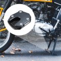 1 Set Motorcycle Kickstand Extension Enlarger Pad Side Stand Support Plate Black Titanium Tone For Honda Nc750x 2021-2022