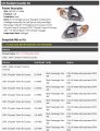 Halogen Headlight Assembly Set Of 2 Compatible With 2001-2007 Chrysler Town And Country Mini Passenger Van 4-door