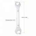 Uxcell Thin Open End Wrench 12mm X 14mm Metric Mirror-chrome Plated High Carbon Steel For Household Maintenance And General