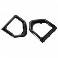 Kuafu Front Fog Light Bezel Compatible With 2019-2023 Gmc Sierra 1500 Denali Replacement For 84176753 84176752 Lamp Cover Trim