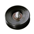 Drive Belt Idler Pulley For Chevy C7500 C6500 Kodiak 1997 To 2002 Steel Black 6 Groove 3 8 In Outside Diameter 54 Inside 