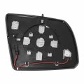 Without Auto Dimming To1324132 Factory Style Flat Side Blind Spot Mirror Heated Glass Lens Manual Adjust Compatible With Toytoa