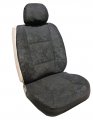 Allison 67-0180blk Black Foam Velour Sideless Seat Cover 