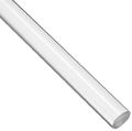 Acrylic Round Rod Transparent Clear Standard Tolerance Fed Spec L-p-391a 1 Diameter 24 Length 