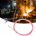 Pt100 Thermistor Temperature Probe 3 X 10mm Pla-tinum- Wire Waterproof Sensor 50 To 300 2m And Humidity