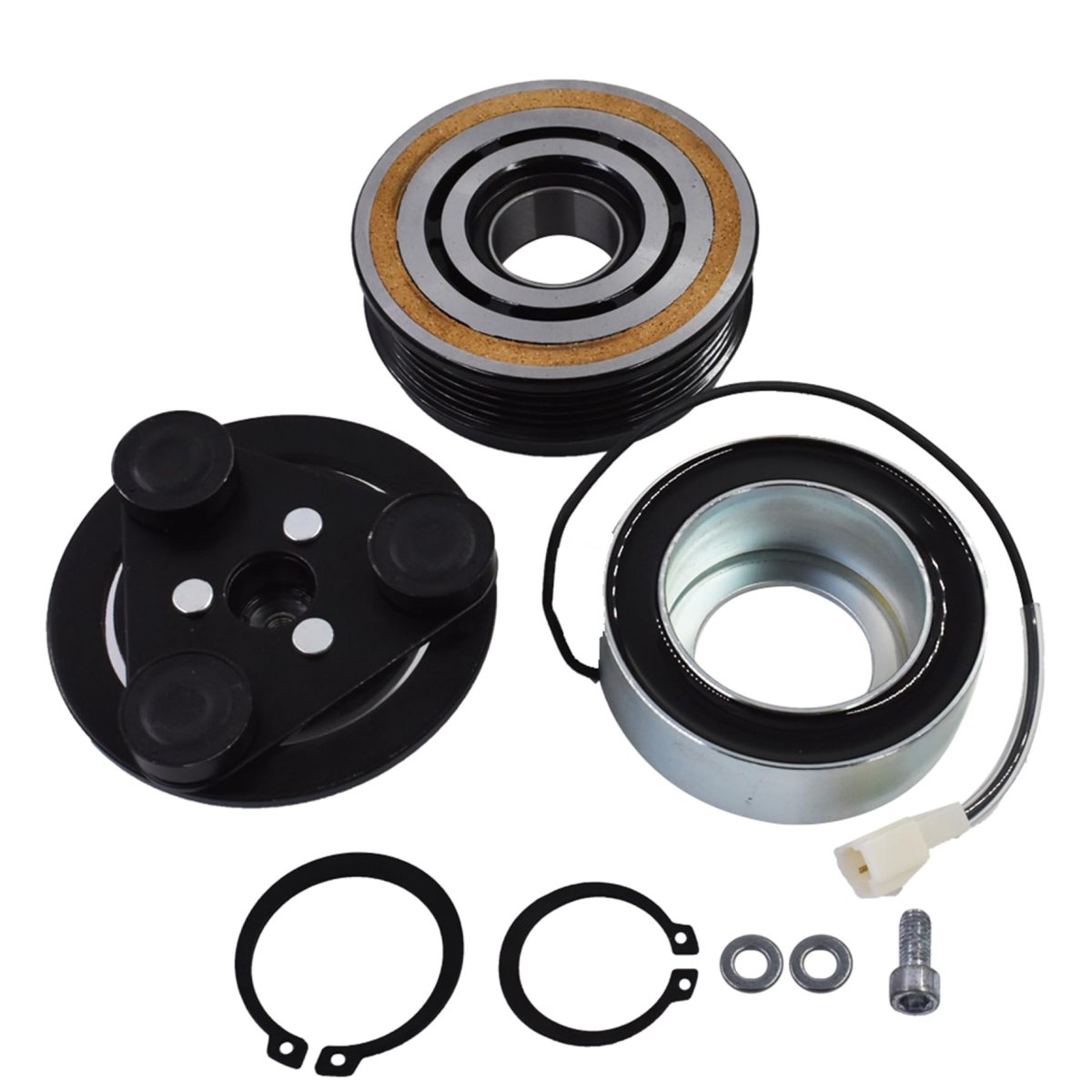 Ac Compressor Clutch Replacement For Mazda 3 2004 2009 And 5 2006 2010 Bp4s-61-l20 Kit