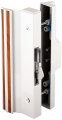 Prime-line C 1118 Extruded Aluminum White Surface Mount Handles With Anti-lift Hook Latch Single Pack 