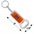 Graphics More Syracuse University Orange Keychain Rectangle Chrome Plated Metal Bottle Cap Opener