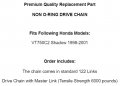 Drive Chain For Honda Vt750c2 Shadow 750 1998 1999 2000 2001 Model Kvtr-7127