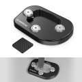 Nicecnc Black Side Stand Extension Kickstand Plate Aluminum For Honda Xr650l 1993 1994 1995 1996 1997 1998 1999 2000 2001 2002
