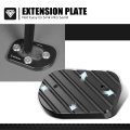 Nicecnc Black Side Stand Extension Kickstand Plate Aluminum For Honda Xr650l 1993 1994 1995 1996 1997 1998 1999 2000 2001 2002