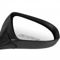 Ocpty Side View Mirror Passenger Exterior Compatible With 2014-2017 For Mazda 6 Black Power Lamp Heat