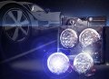 10 000k Blue Led Fog Lights For 2009 2010 2011 Chevrolet Aveo5 