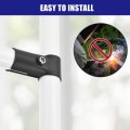 Uxcell Structural Pipe Connector Joint Clamps 180 Degree 2 Way 10 Set Stainless Steel Corner Fitting End Rails Clamp Fit Od 1