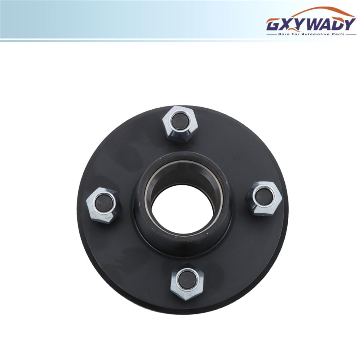 4 On In Trailer Hub Replacement For 2000 Lbs 1 16 Spindle Stainless Steel Wheel Kit With Nuts