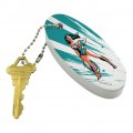 Graphics More Wonder Woman Flashing Lights Floating Keychain Oval Foam Fishing Boat Buoy Key Float