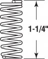 Handyman Springs Sp 9708 Compression Spring Steel Construction Nickel-plated Finish 0 091 Ga X 11 16 In 1-1 4 2 Pack