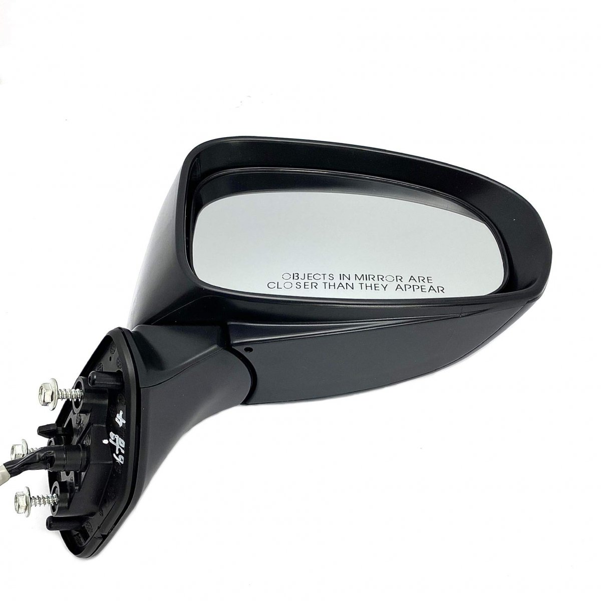 Spieg To1321286 Passenger Side Mirror Replacement For Toyota Prius V 2012-2014 Power Heated Manual Fold Black Rh