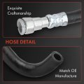 A-premium Power Steering Hose Return Line Assembly Compatible With Bmw X5 2001-2006 L6 3 0l Cooler To Reservoir