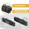 X Autohaux 1 Pair Front Bumper Brackets Spacer Retainer For Acura Tsx 2009-2014 Lh And Rh Side 71193-tl0-g00 71198-tl0-g00