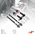 A-premium 6pcs Inner And Outer Tie Rod End Front Lower Ball Joint Compatible With Nissan 240sx 1995 1996 1997 1998