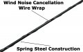 Antennamastsrus 21 Inch Black Antenna Is For Toyota Tacoma 1995-2015 Spiral Wind Noise Cancellation Spring Steel Construction