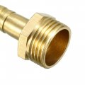 Uxcell Brass Barb Hose Fitting Connector Adapter 8mm Barbed X G3 8 Male Pipe 5pcs