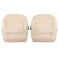 Beige Leather Seat Covers Replacement For Passat 2012 2020 2 Piece Front Driver And Passenger Bottom Custom Fit Microfiber 