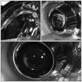 Smoked Housing Clear Corner Projector Headlight Lamps Tool Kit Compatible With Sienna 11-17