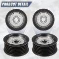 X Autohaux 1660336010 Car Accessory Drive Belt Idler Pulley Serpentine Grooved For Lexus Gs200t Is300 Nx200t Nx300 Nx300h