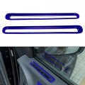 Bzsunway Abs Interior Air Conditioner Vent Trim For Dodge Charger 2011-2021 2pcs Blue 