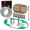 Clutch Kit For Yamaha Banshee 350 1987-2006 And Pusher Pancake Bearing Push Rod Ball Upgrade