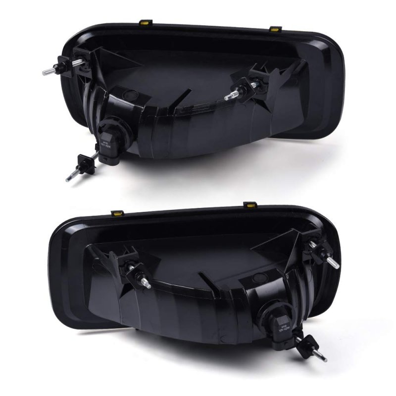 Bumper Fog Lights For 2004-2006 F150 2006 Lincoln Mark Lt Pickup Truck Driving Lamps W Bulb Driver Passenger Pair Yellow Lens