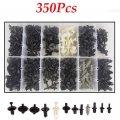 Polarlander 350pcs Car Push Pin Rivet Fastener Trim Clip Panel Body Interior Assortment Set Kit For Bmw Benz Audi Toyota Honda