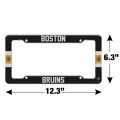 Boston Bruins Logo Stripe License Plate Tag Frame